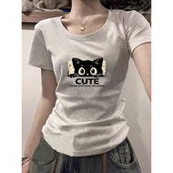 Taiwan Taiwan Ready Stock Short-Sleeved T Short-Sleeved Women Short T Short-Sleeved Women's Genuine 