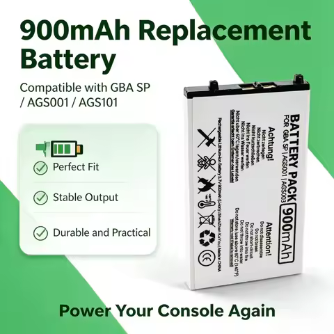 AGS-003 Battery Game GBA SP AGS003 850mAh 900mAh 3.7V Lithium Batteries for Nintendo GBASP Game Cons