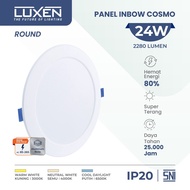 Luxen Downlight LED Panel Inbow Round 6 Watt 9 Watt 12 Watt 15 Watt 18 Watt 24 Watt