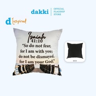 Dakki 18"x18" Isaiah 41:10 Throw Pillow
