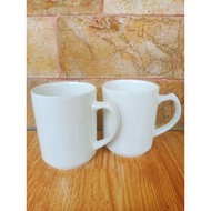 PUTIH Non Coating Ceramic Cup Mug/Plain White Mug/Ceramic Mug/Ceramic Cup/Souvenir Mug