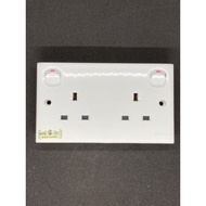 2 Gang 13A Socket Outlet Crown