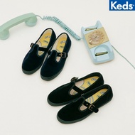 Keds FOR WOMEN Champion T-Stap Velvet Mary Jane SHOES