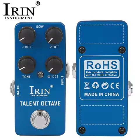 IRIN RS-19 TALENT OCTAVE Pedal 3 Octave Separate Volume Control Guitar Effect Pedal True Bypass Guit
