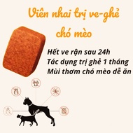 [1 Viên] Viên Nhai PETCARE Loại Bỏ Ve Rận-Ghẻ-Viêm DaNgứa Chó Mèo