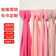 [] Production Pearl Chiffon Ethnic Headscarf Hundred Colors Size 6ZPU