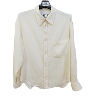 SATUR แท้ อก42 เสื้อเชิ๊ตแขนยาวสีขาวนวลแบรนด์ดังเกาหลี