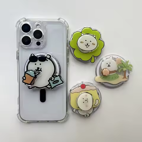 Cute 360 Degree Rotation Cool And Stylish Emoji Pack For Magsafe Phone Holder Foldable For Iphone Sa