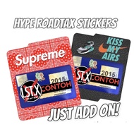 HYPE ROADTAX STICKERS VOL. 1