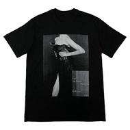 Trong Kho Yohji Yamamoto Yohji Yamamoto phong cách Dark Black Wind buổi tối ăn mặc mẫu in ngắn tay á