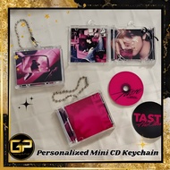 Personalized Mini CD Keychain | NFC Enabled Keychain | Scannable Keychain