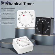 MUNDAN Mechanical Kitchen Timer, 60 Minutes Plastic Children's Timer, Creative Loud Alarm Mechanical