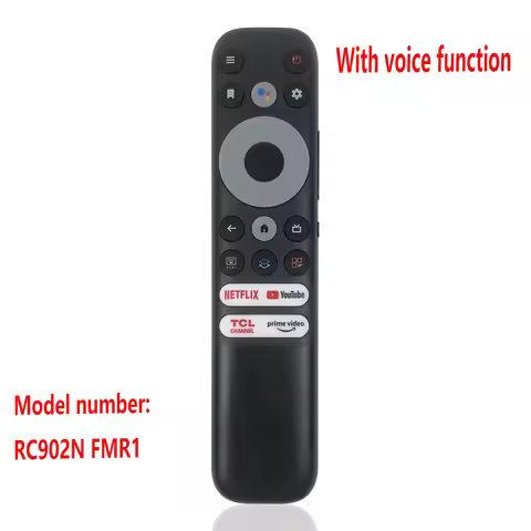 RC902N FMR1 Original Voice Remote Control For TCL S546 R646 QLED 4K UHD Smart TV 43/50/55/65/75S446