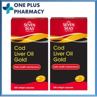 Seven Seas Cod Liver Oil Gold 100's / 500's / 2x500's