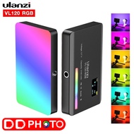 ULANZI LED VIDEO LIGHT VL120 RGB ไฟพกพา ไฟติดหัวกล้อง แสง RGB 360 สี  ของแท้ ประกันศูนย์ในไทย 1 ปี