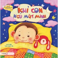 Book - Baby Monkey Sleeps Alone (For Children 0-3 Years Old)