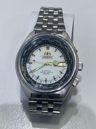ORIENT 東方 自動錶Automatic World Time 21 Jewels 469EE6-70 5 BAR water resist New Vintage 機械錶