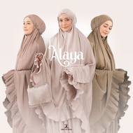 Alaya Pleats Prayer Set | Mukena Silk Premium by Kallia | Packaging with box