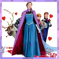24 Hours Delivery WW Frozen elsa elsa Frozen Queen Adult Gift Halloween Costume Anna Princess Dress 