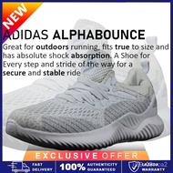 100% Original ＬＥＧＩＴ 100% ＯＲＩＧＩＮＡＬ ADIDAS™ Alphabounce Pure platinum white chrome