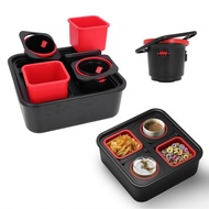 Ffggg Couch Organizer  Partitioned Sofa Cup Tray Hot Cold Storage Support for Travel