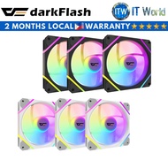 Itw | Darkflash DM12F ARGB 3 in 1 Cooling Fan (Black | White)