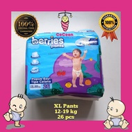 Popok Baby Pants Berries Pants XL26 XL 26 Pants Type Diaper Pants