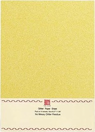YZH Crafts Glitter Cardstock Paper, No-Shed Shimmer Glitter Papers, Cricut, Craft and DIY Projects C