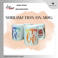 [MALAYSIA STOCK] White mug with SUBLIMATION
