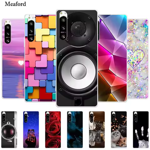 For Sony Xperia 5 IV Case Luxury Bumper Soft Silicone Phone Back Cover Fundas for Sony Xperia 5 IV X