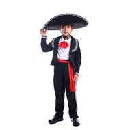 Halloween Child Cosplay Spanish Mexico Party Dance Costume