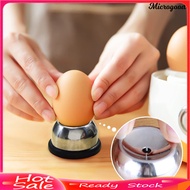 [MIC]☃Egg Puncher for Boiled Eggs Stainless Steel Egg Hole Poker Peeler Shell Remover Tool Easily Pe