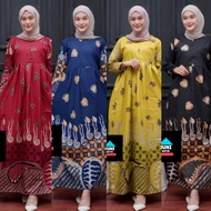 Baju Gamis Batik Modern Dress Wanita Muslim