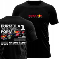 Red Bull F1 T-shirt Max Verstappen Cotton Mens Tee