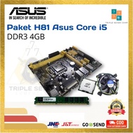 PAKET MURAH H81 ASUS SECOND CORE I5 + RAM 4/8GB TERMURAH SEINDONESIA