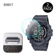 2Pcs HD Clear 9H Anti-Scratch แก้วมาตรฐาน Casio MDV-107 MDV107 AE-1500WH AE1500WH ปกป้องหน้าจอฟิล์มก