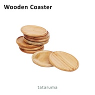 TATARUMA Soota - Round Wooden Coaster Wooden Coaster Wooden Coaster Coaster