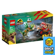 LEGO 76958 Jurassic Park Dilophosaurus Ambush Đồ chơi khối xây dựng