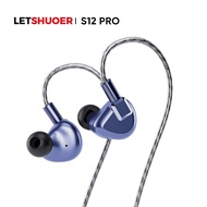 Letshuoer S12 PRO Magnetic Planar Driver IEM Hi-Fi Earphones 2.5mm 3.5mm 4.4mm plug balanced 0.78mm 
