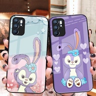 SoftCase Glass Case Oppo A38 A58 A57 A77S A54 A16 A17 A17K A5S A16E RENO 4F 5F 6 7 8 8T 10 [ N129 ]