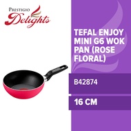 Tefal Enjoy Mini G6 Wok Pan 16cm (Rose Floral) B42874