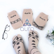 Muslim 2-finger thumb socks aura adultWanita SoftNilon