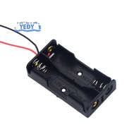 18650 Battery Holder Clip Box with Connection Leads 1–4-Slot 18650 Battery Case