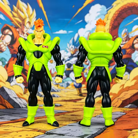Anime Dragon Ball Z ANDROID 16 Figures Artificial Human 16 Action Figures 21cm/8.27inch PVC Statue C