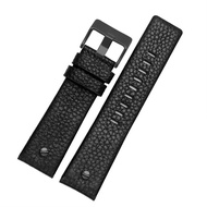 SKM Leather watchband For diesel DZ7395 DZ7370 DZ7257 DZ7430 watch band Soft cowhide strap rivet 24m