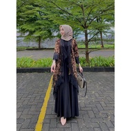 OUTER BATIK ASOKA SOGAN PEACHE kebaya top