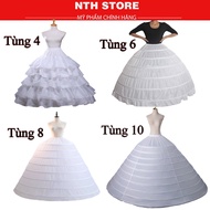 3-Layer, 4-Layer, 6-Layer, 8-Layer, 10-Layer Bridal Dress Parts for Wedding Dress Shops