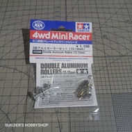 TAMIYA 15398 DOUBLE ALUMINUM ROLLER (12-13) RINGLESS DRAGON ROLLER Original