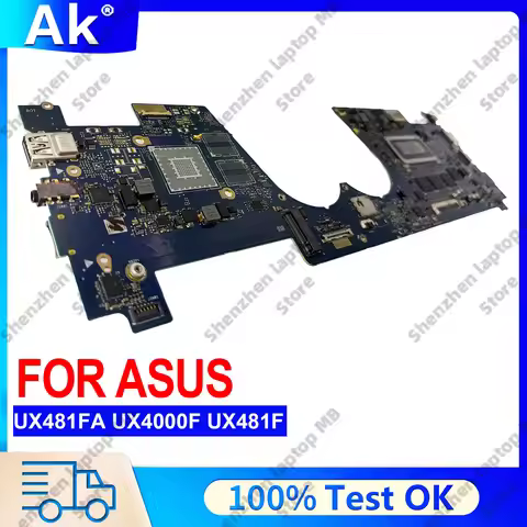 UX481FA Laptop Motherboard For ASUS ZenBook Duo UX481FL UX481F UX4000F Mainboard 10th Gen I3 i5 i7 t