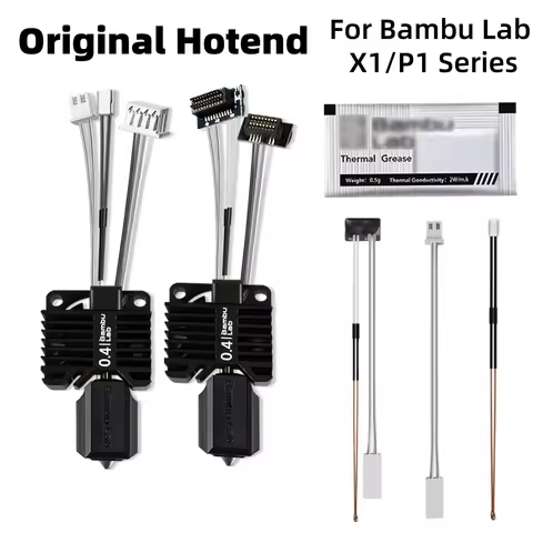 Original Complete Hotend Assembly Hotend For Bambu Lab X1 X1C P1P P1S with Fan with Nozzle Complete